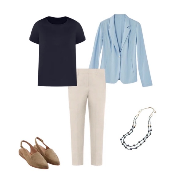 J.Jill Modern Linen Stretch Slit Hem Pants Size L in Flex - Picture 6 of 13